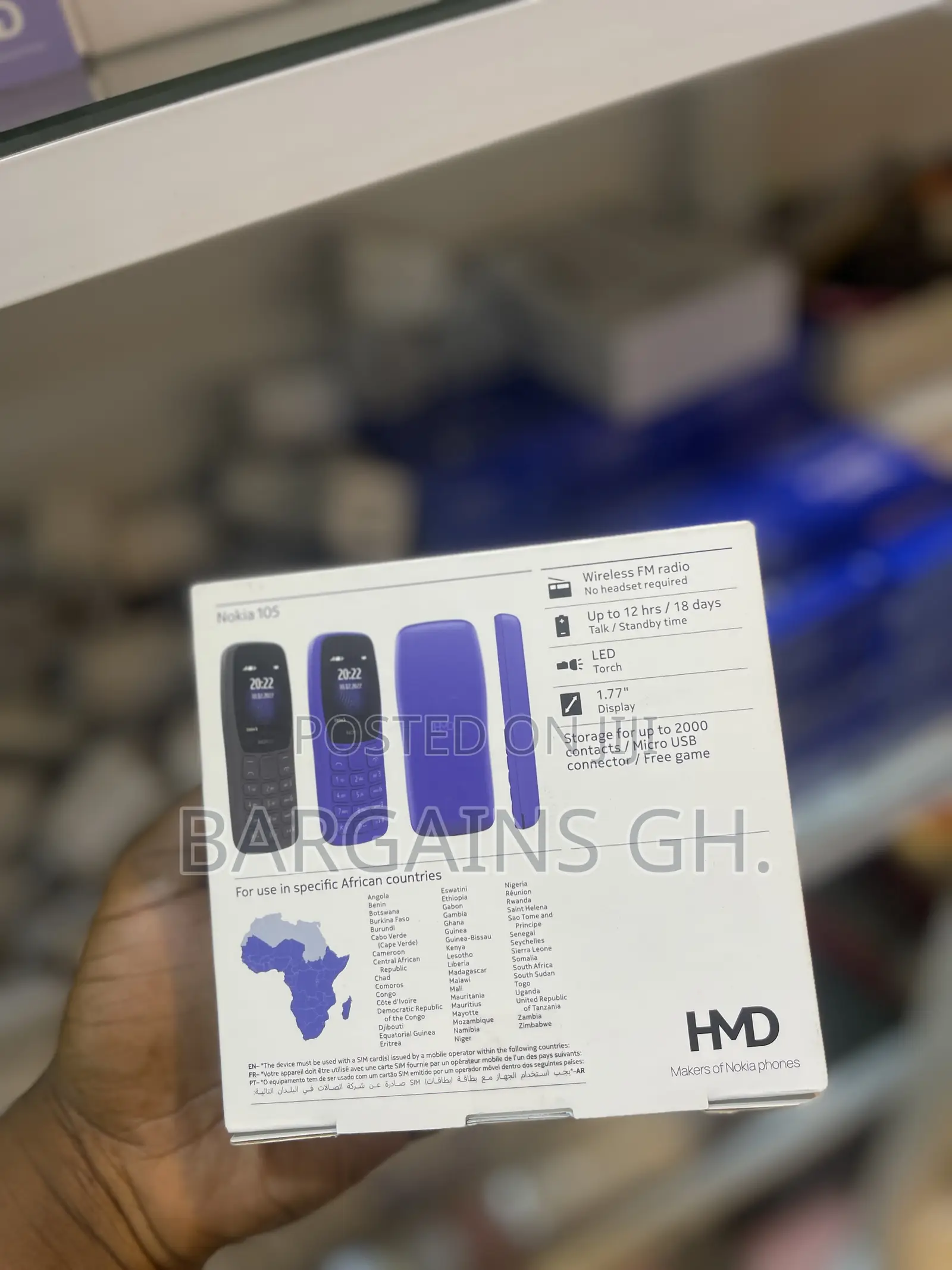 New Nokia 105 Black