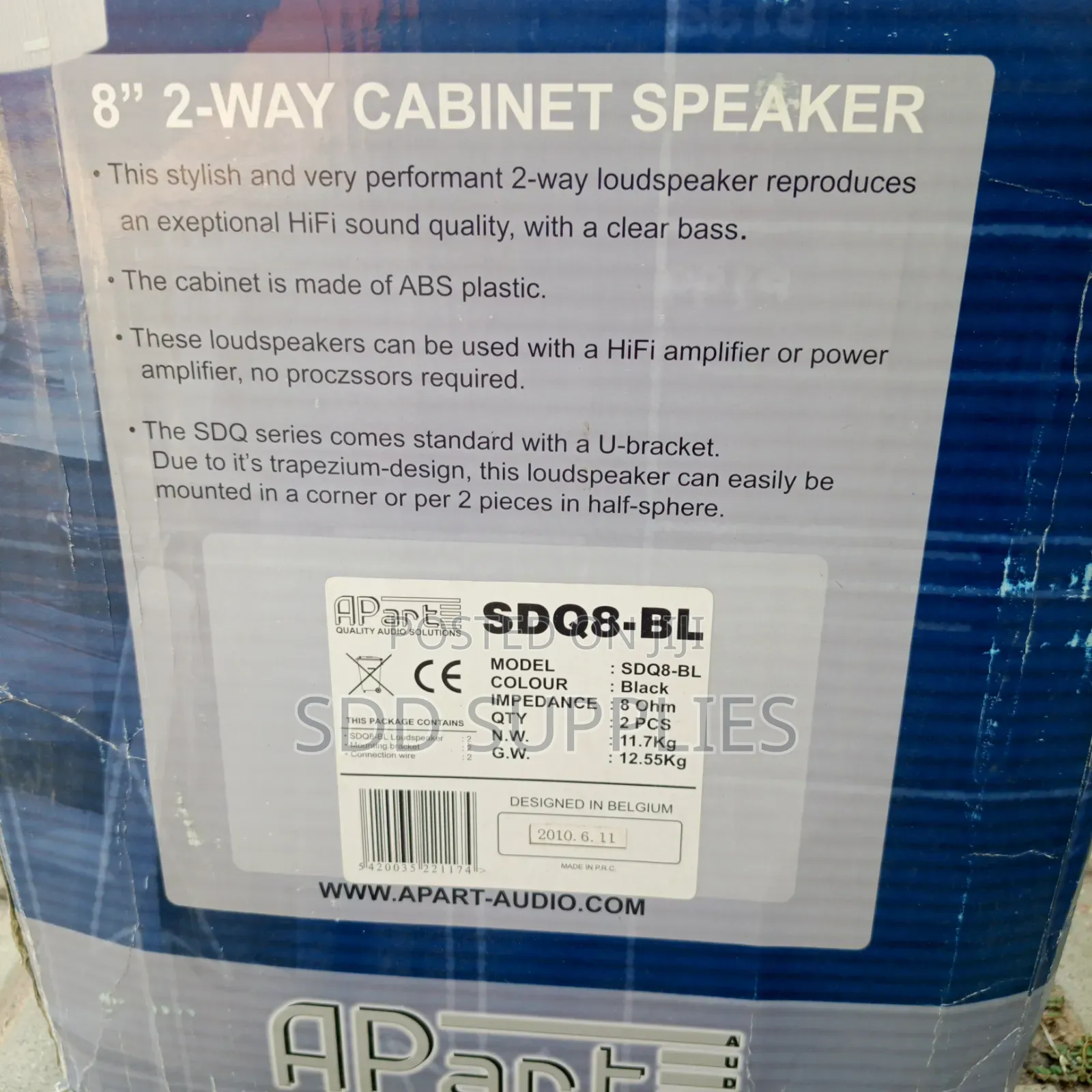 Apart Belgium 320 Watts Wall Mount Speakers