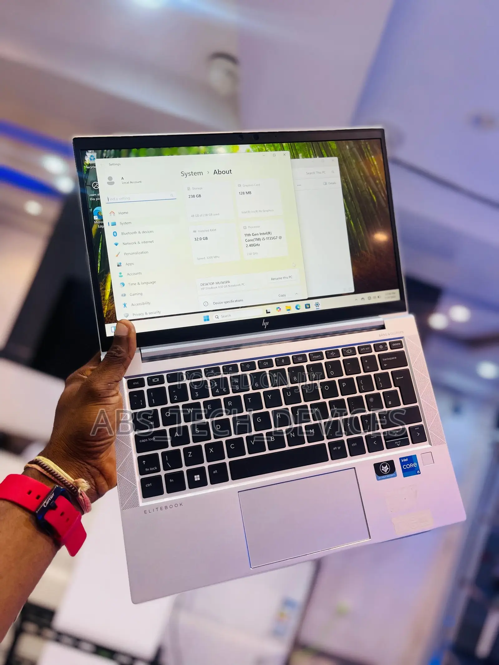 Laptop HP EliteBook 840 G8 8GB Intel Core i5 SSD 256GB