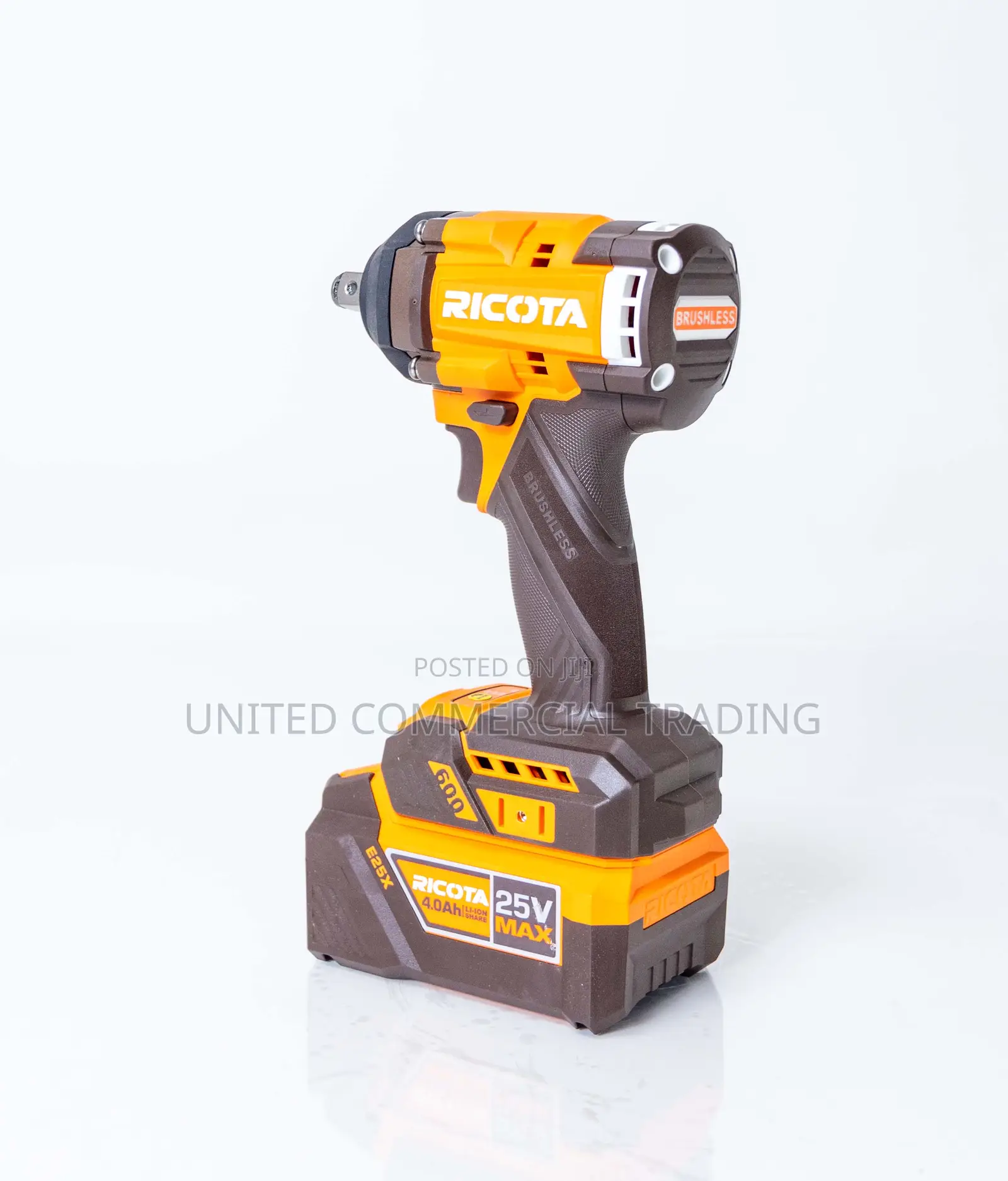 Ricota Cordless Impact Wrench (25v 600nm)