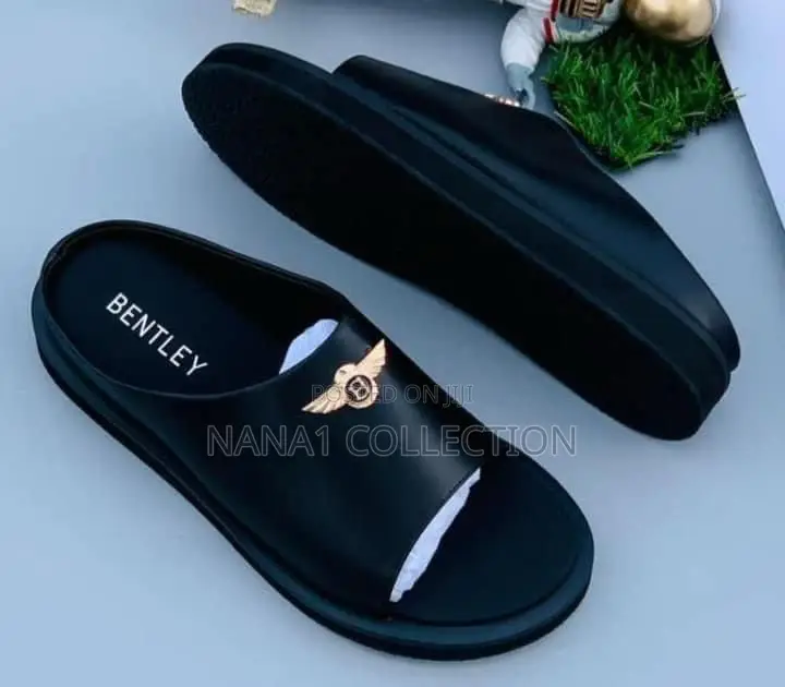 Men’S Bentley Leather Slippers