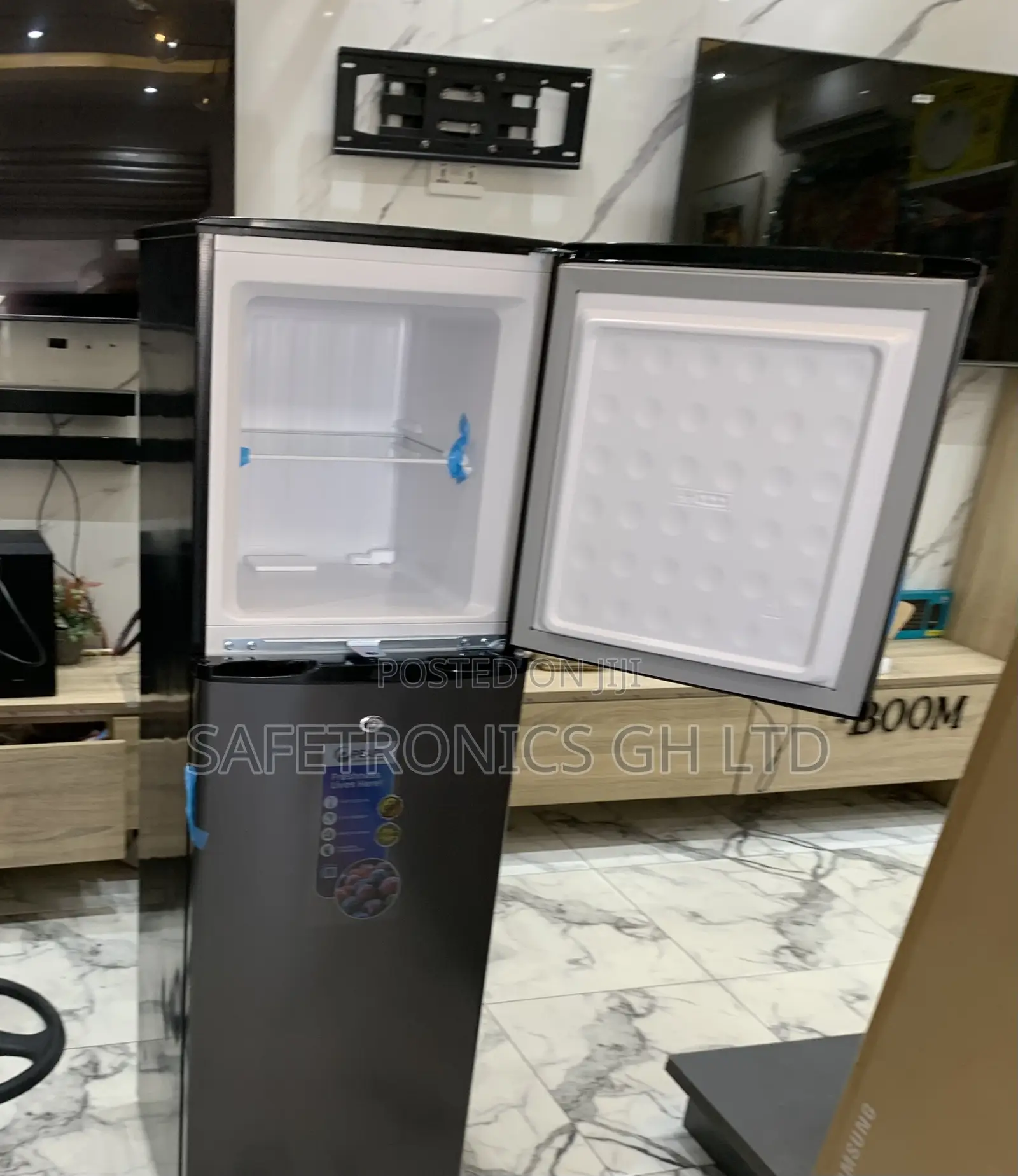 Shop Elegant Pearl Pf-262tix-1a Double-Door, Top-Freezer Fridge