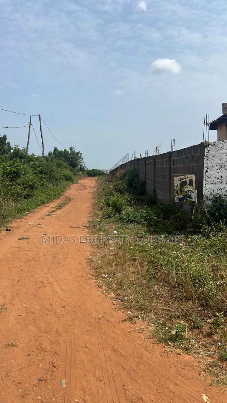 Half Plot for Sale at Afienya Hill Top
