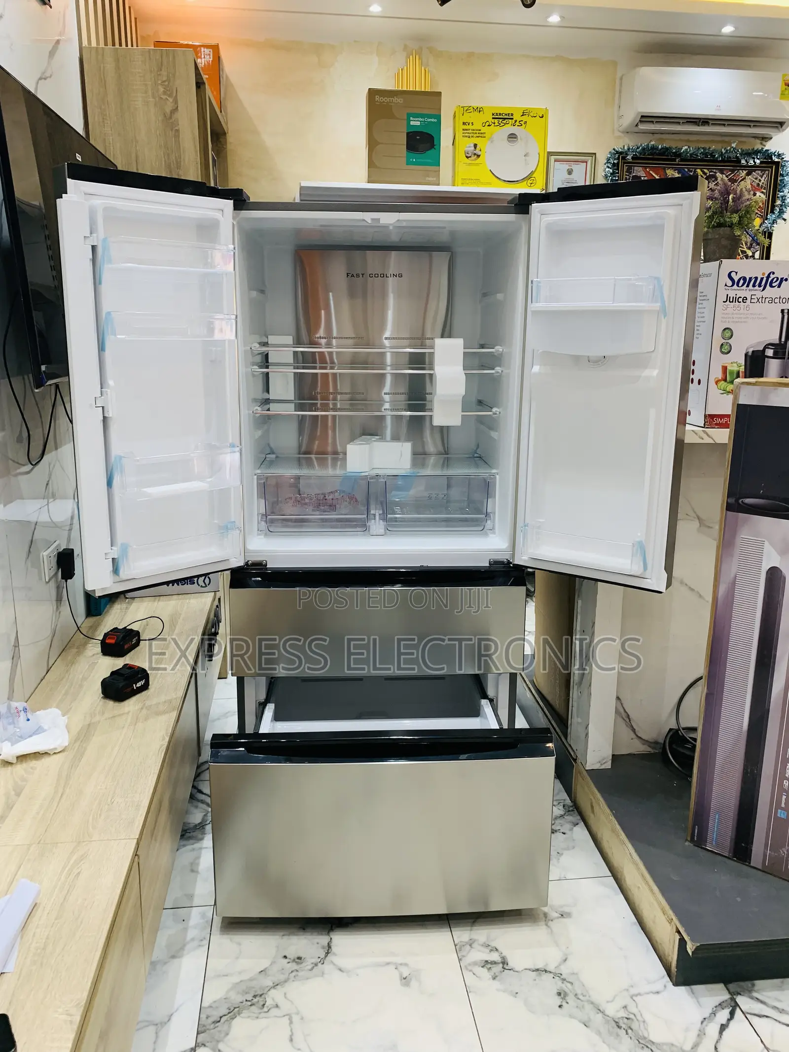 Less Expensive Four Door Fridge Pearl Pf-702md 531l