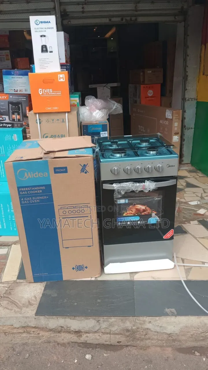 Best Quality Midea 50x50cm 4 Burner Gas Stove With Oven and Grill