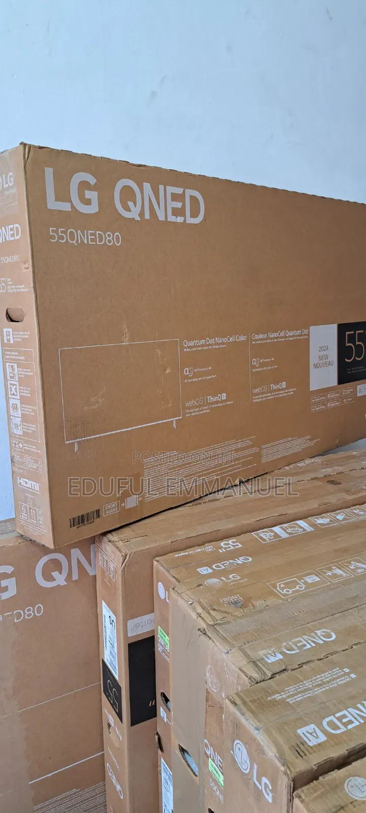 Lg 55" Class Qned Uhd Smart Ai Tv Netflix Youtube 120hz