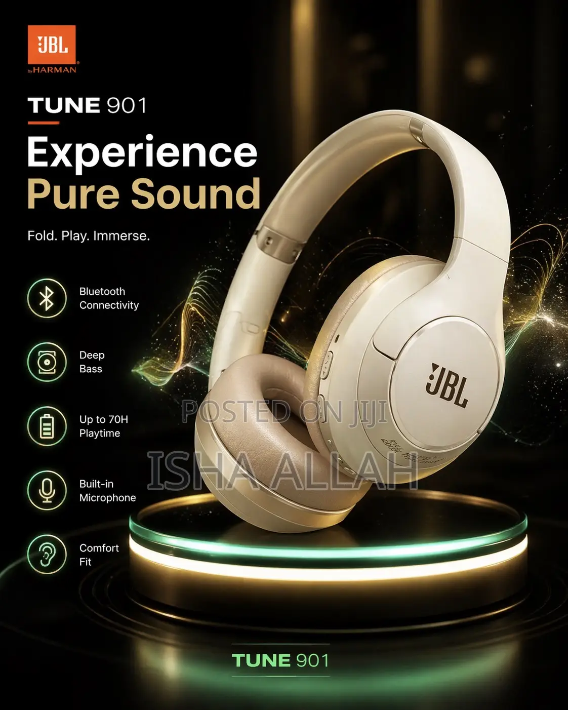 Midnight Jbl Tune 901 Bass Pro