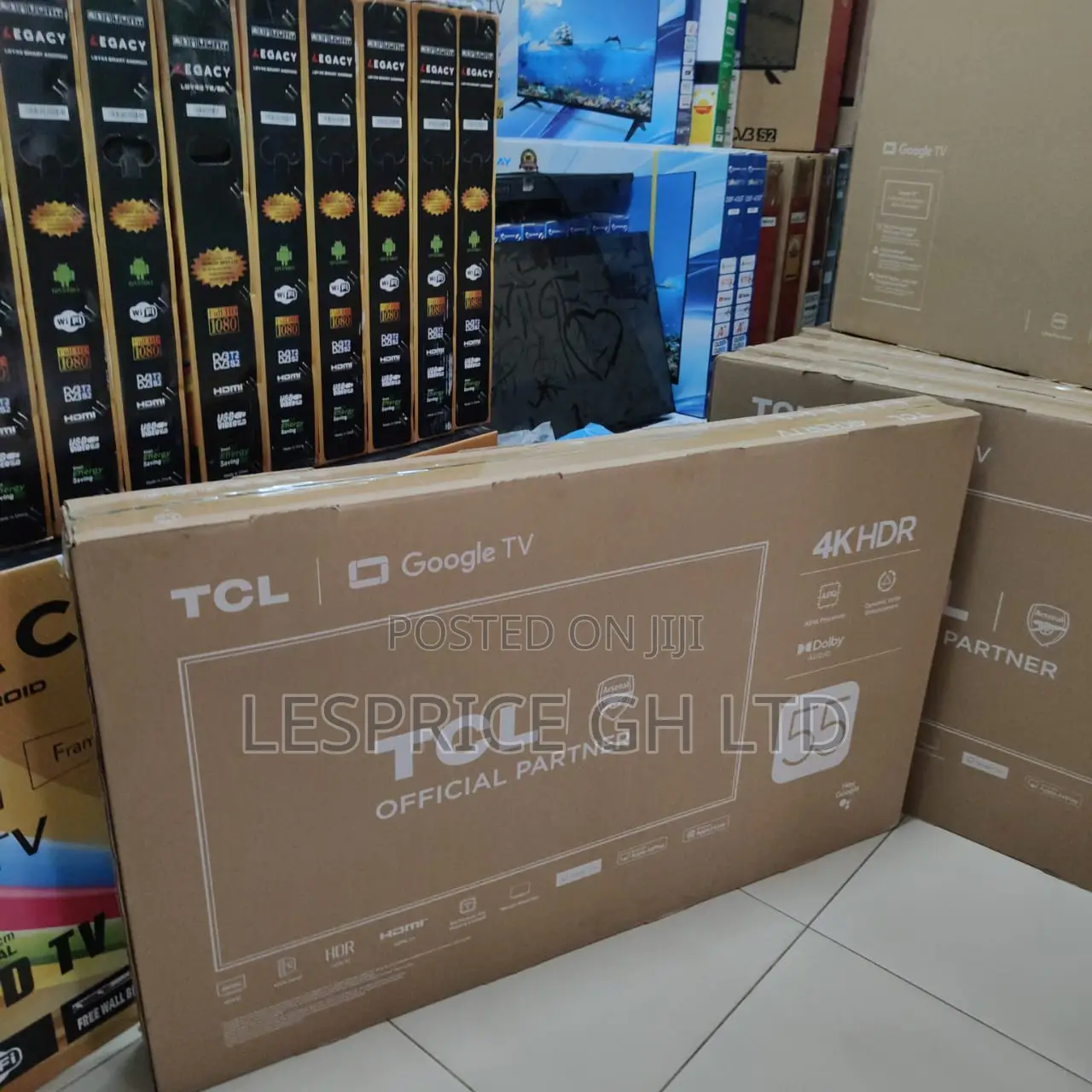 TCL 55 Uhd Smart Android Frameless Google Tv