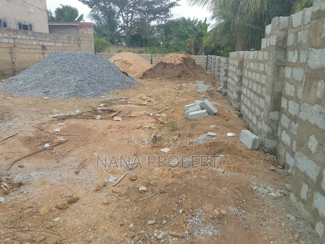 Half Plot of Land for Sale and Is Well Secured With Fence