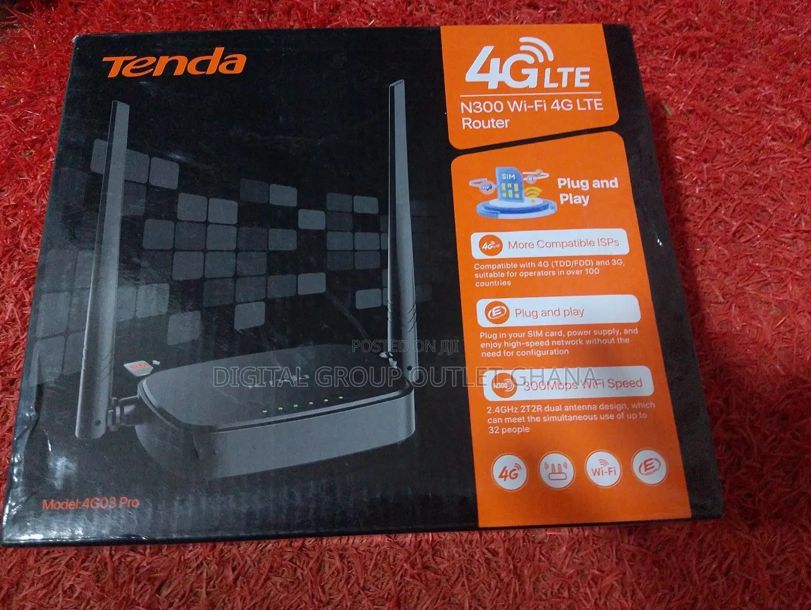Tenda N300 Wi-Fi 4g Lte Sim Card Router