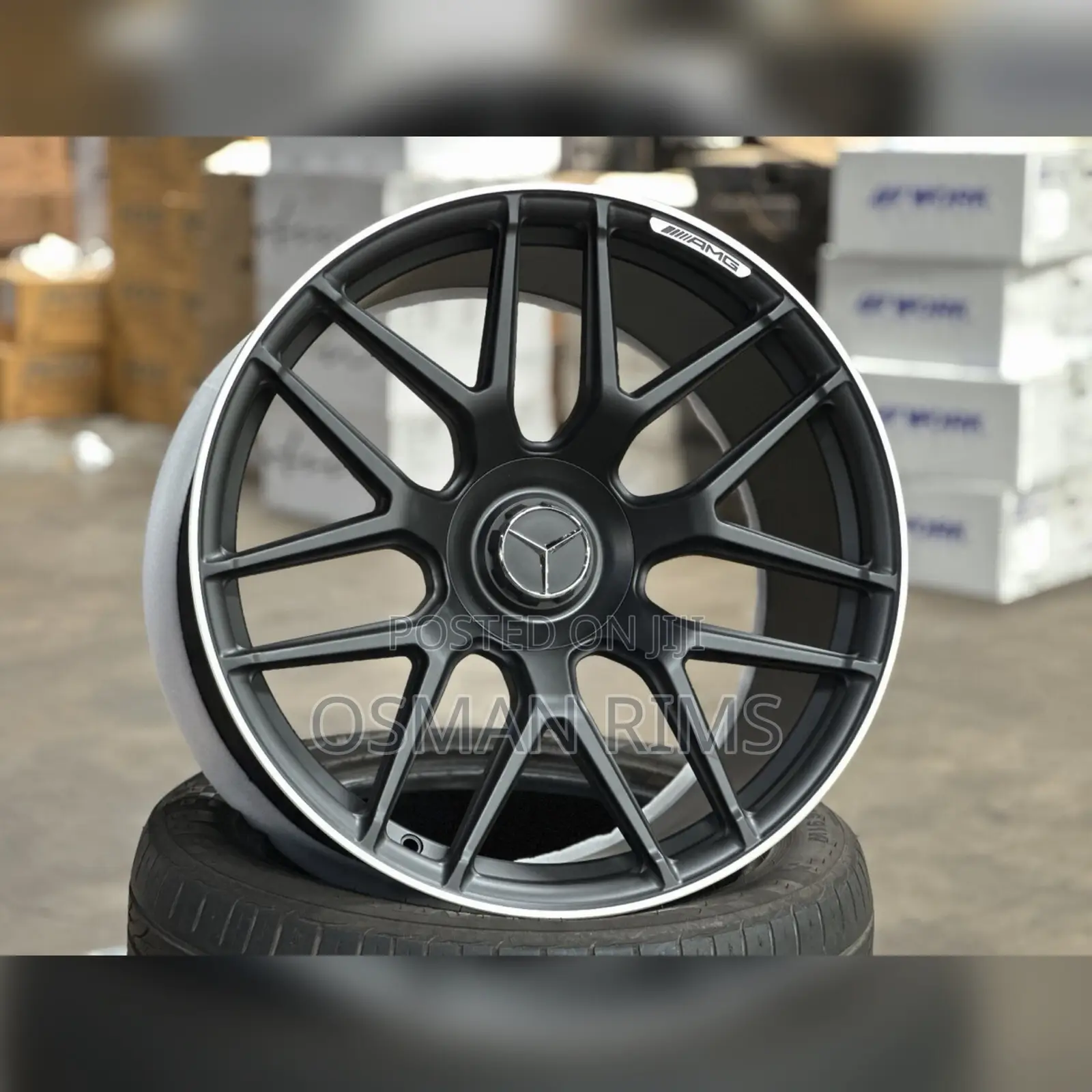 Amg Benz Rims Smooth Black