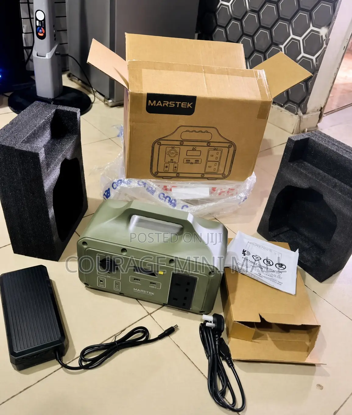 Marstek 500w Portable Power Station With Solar Panel