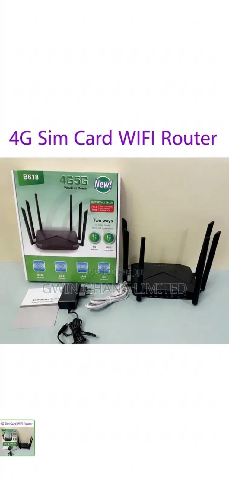 4g Lte Sim Router With Strong Network. All Sim Cards.