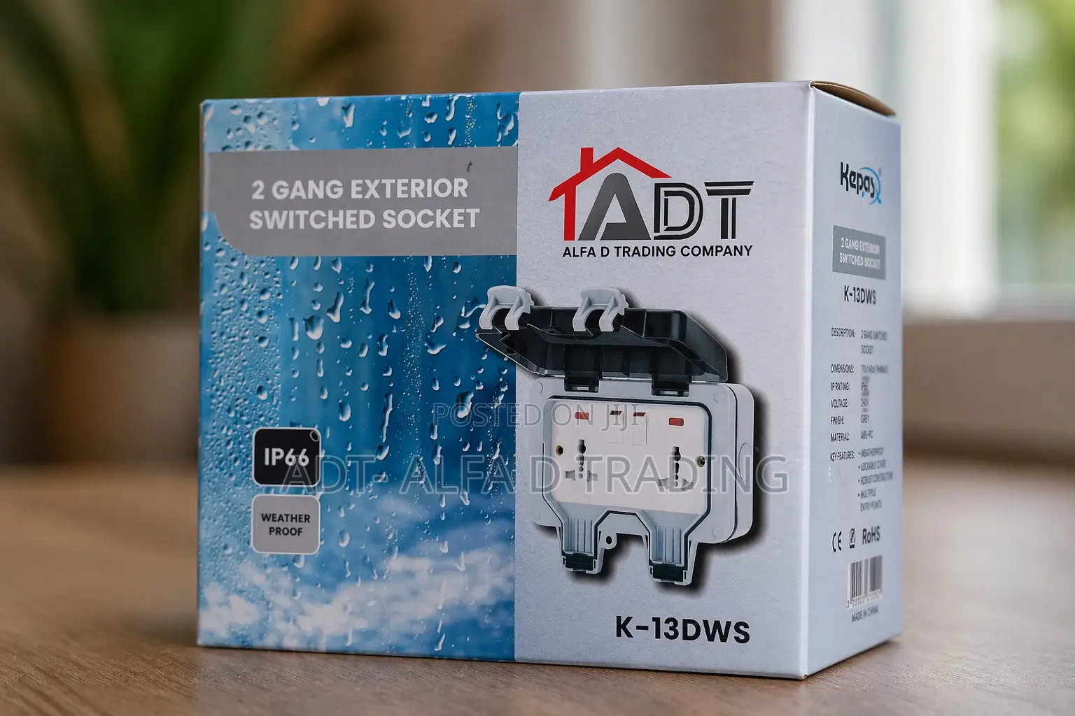2 Gang Exterior Socket