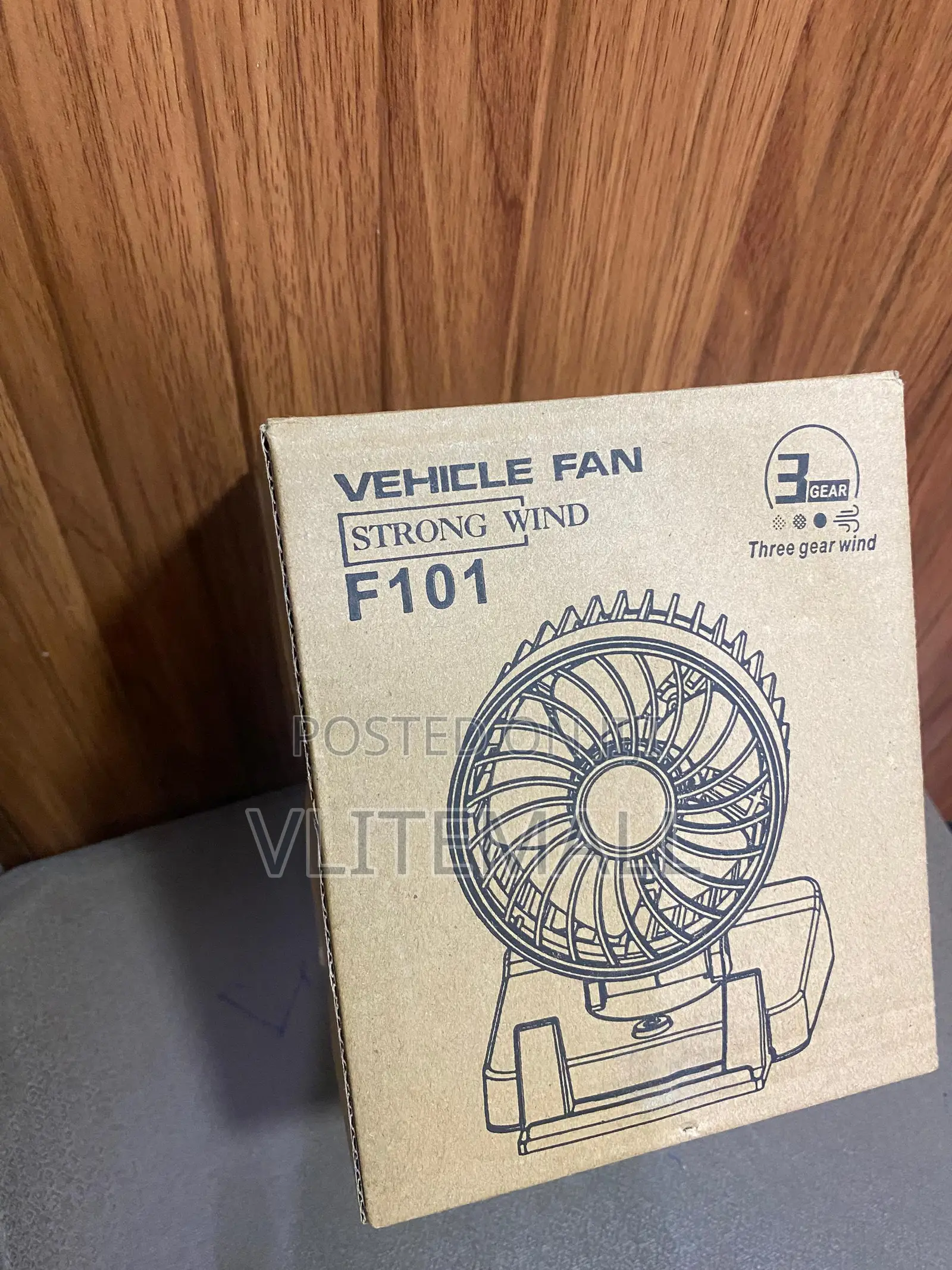 Portable Vehicle Fan (Model F101),