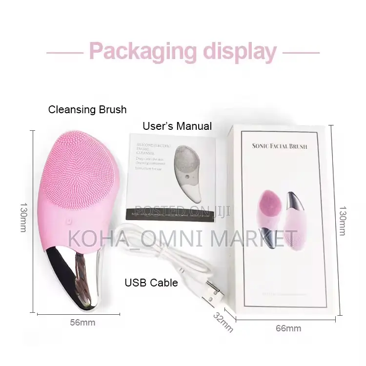 Electric Silicone Facial Brush