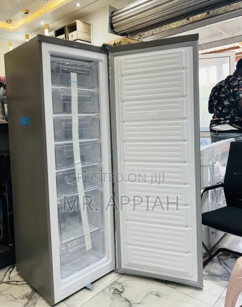 Unique Nasco Nasd1-33 Standing Freezer(Silver)7 Drawers