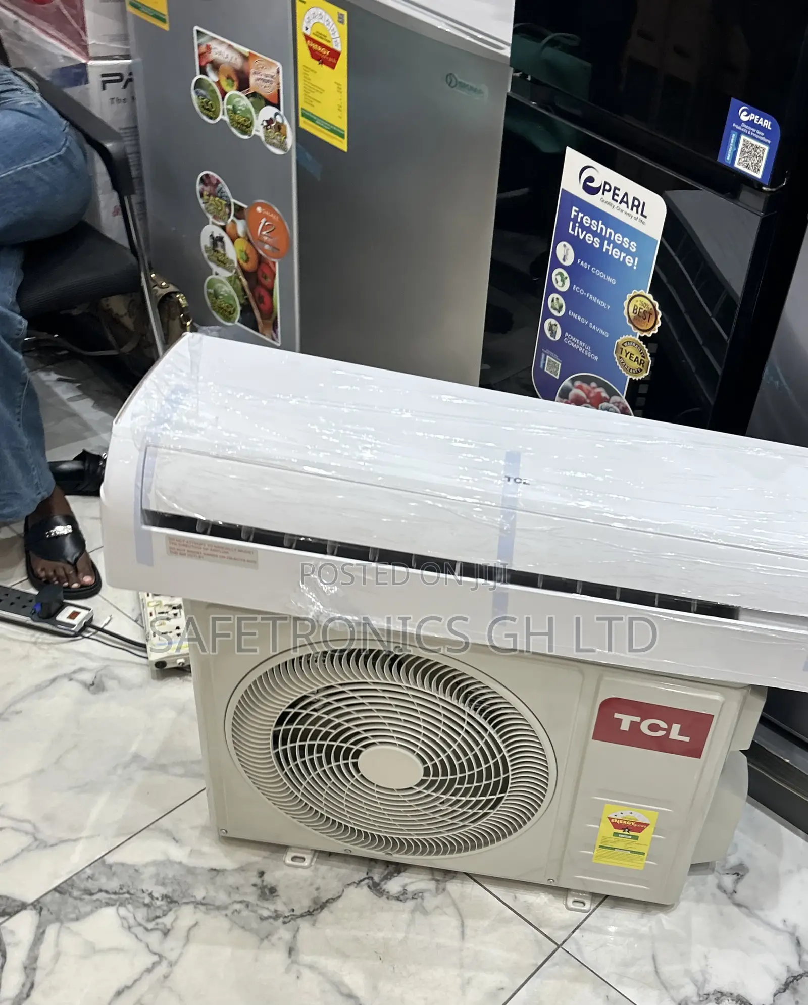 Newly Virtual Sleek 1.5 Horsepower Split Type White TCL Ac