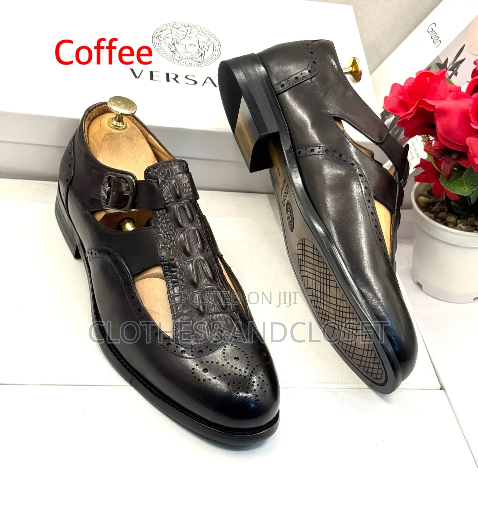 Billionaire Brand Men's Leather Shoe Sandals