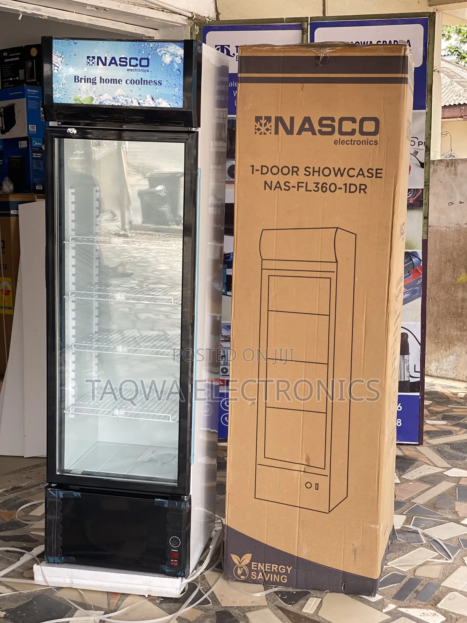 Get the Nasco Display Fridge-298 Litres