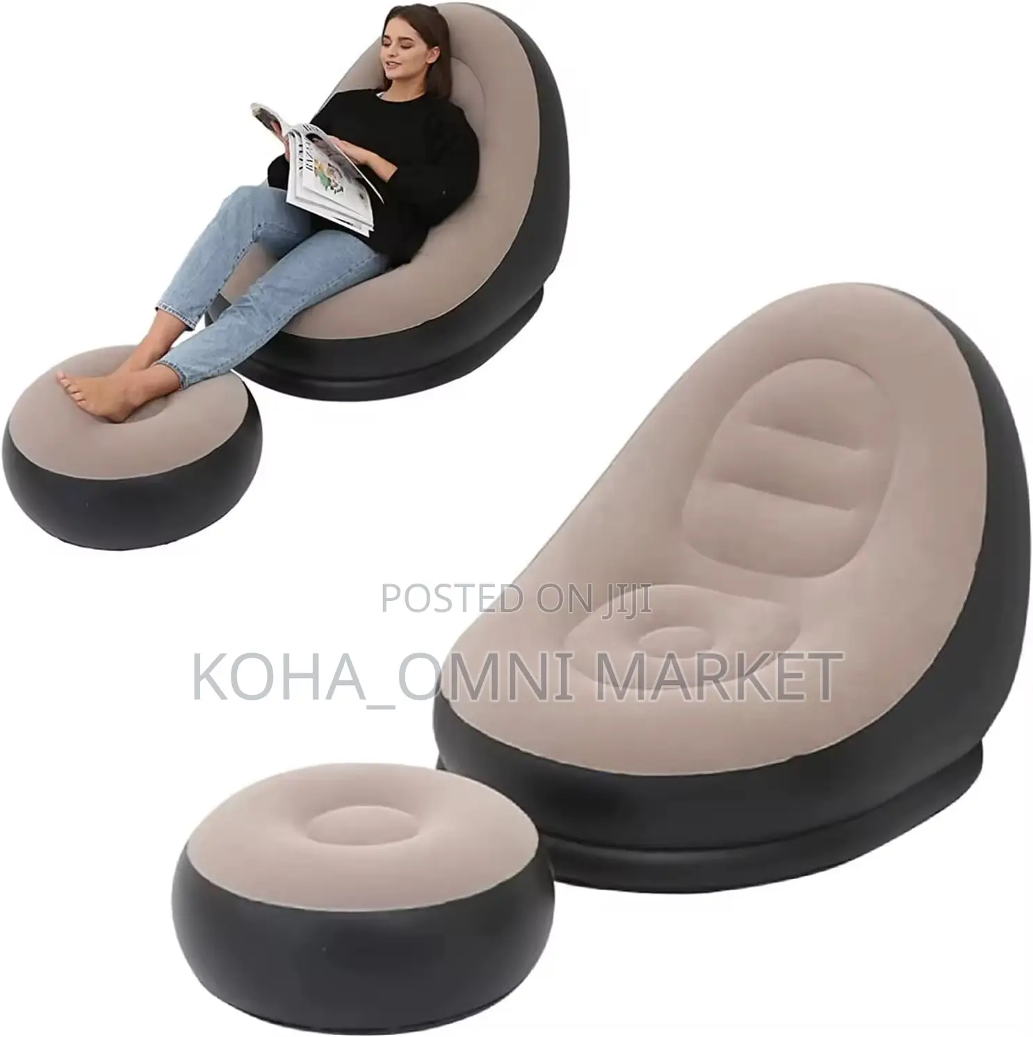 Quality Inflatable Sofa + Free Pump