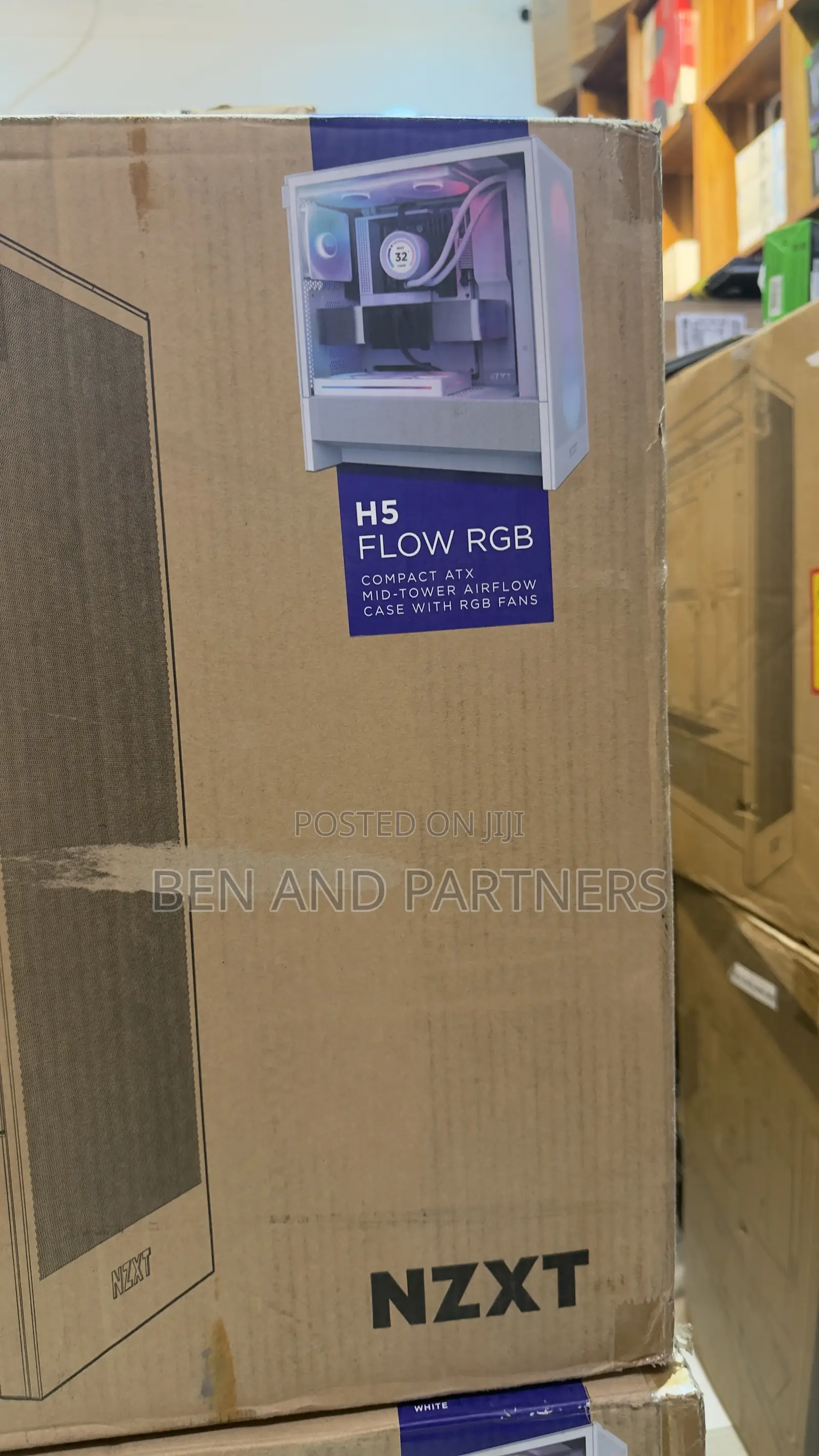 NZXT H5 Flow RGB 2024 Gaming Pc Case