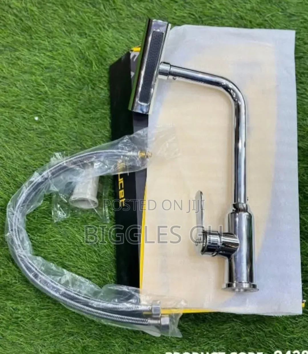 Double Bowl Armless Sink With Multi Functional Tap