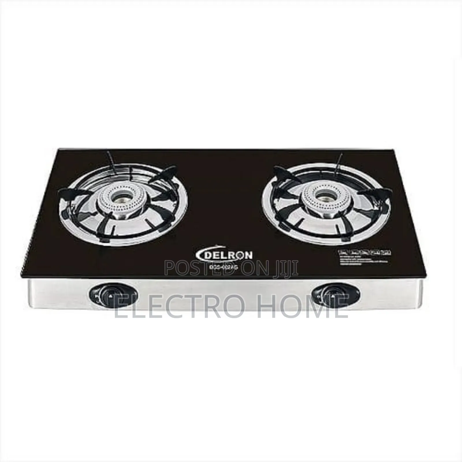 Good Quality Delron 2 Burner Automatic Glass Stove