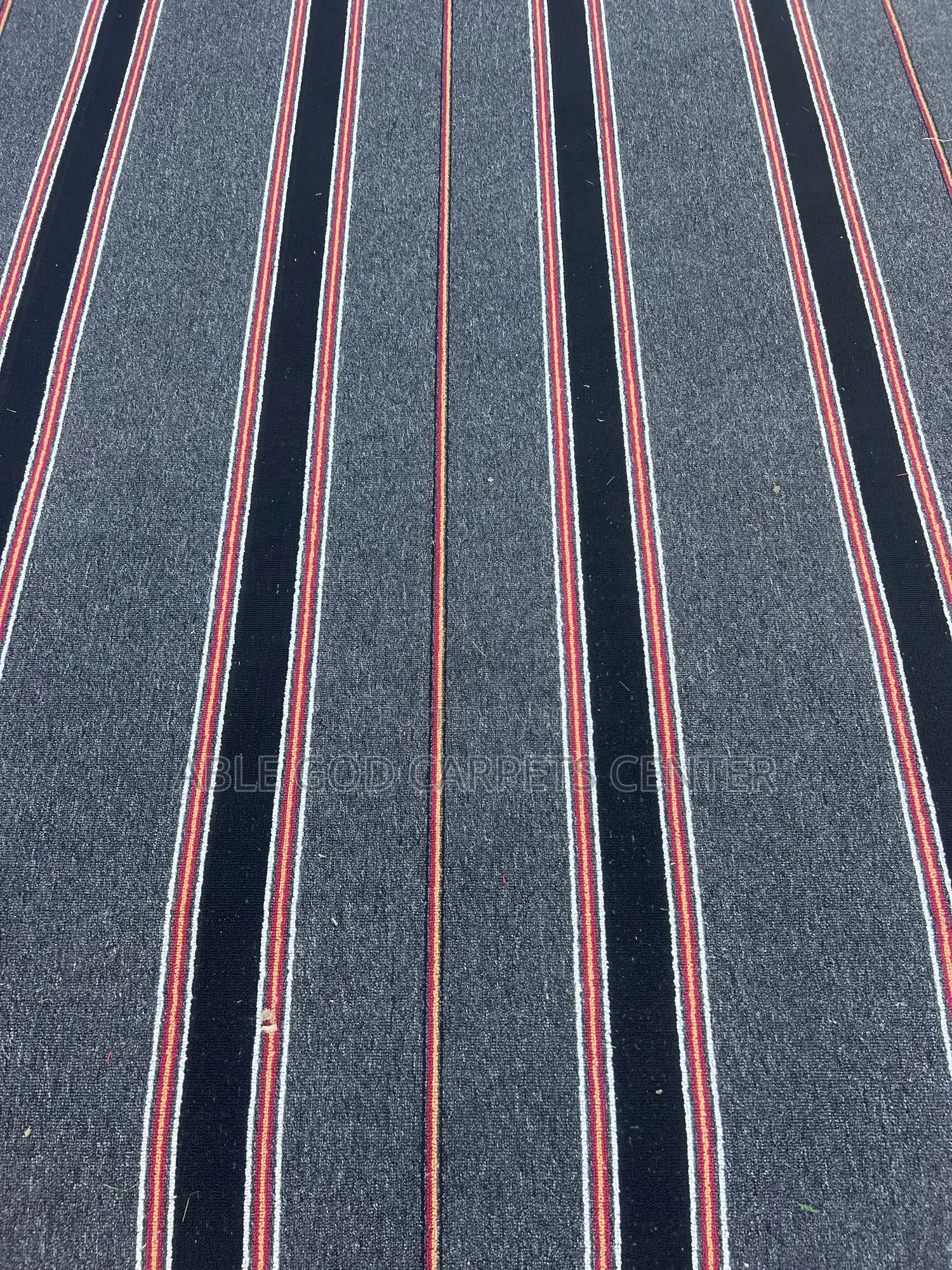 Quality Strips Gray Carpets