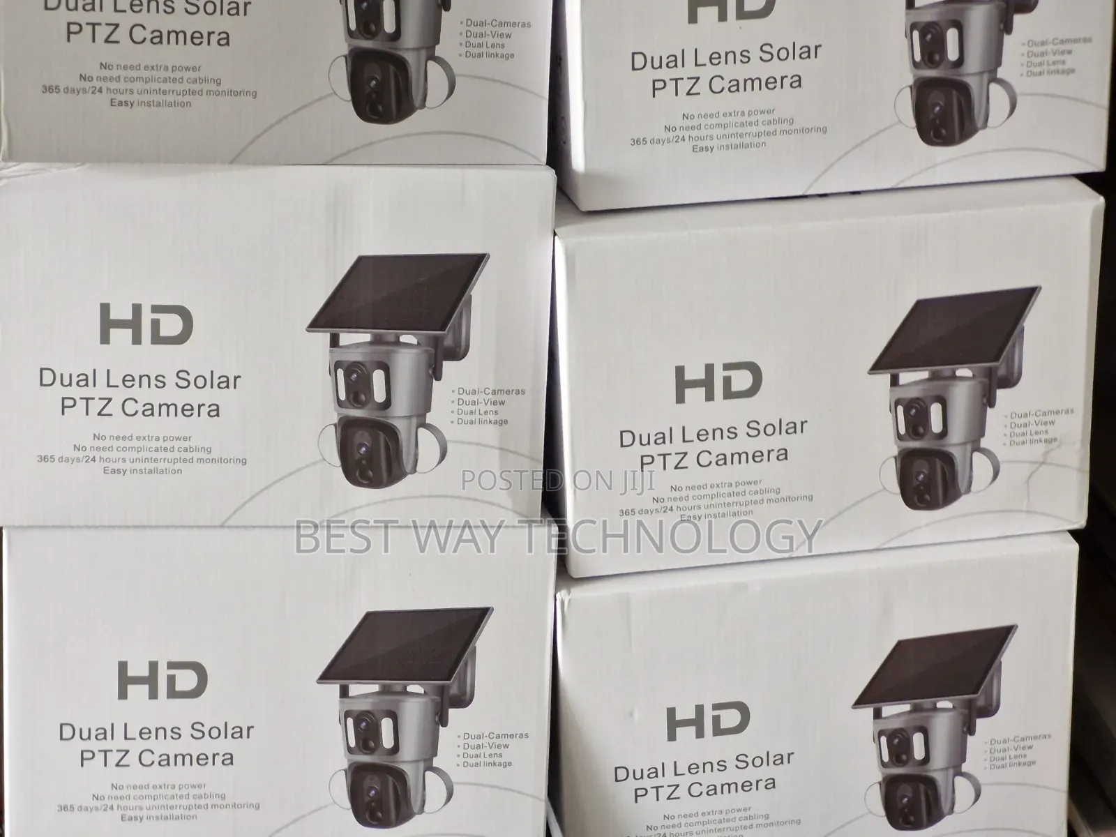 PTZ Solar 4g Dual Lens Camera 6mp Ubox App