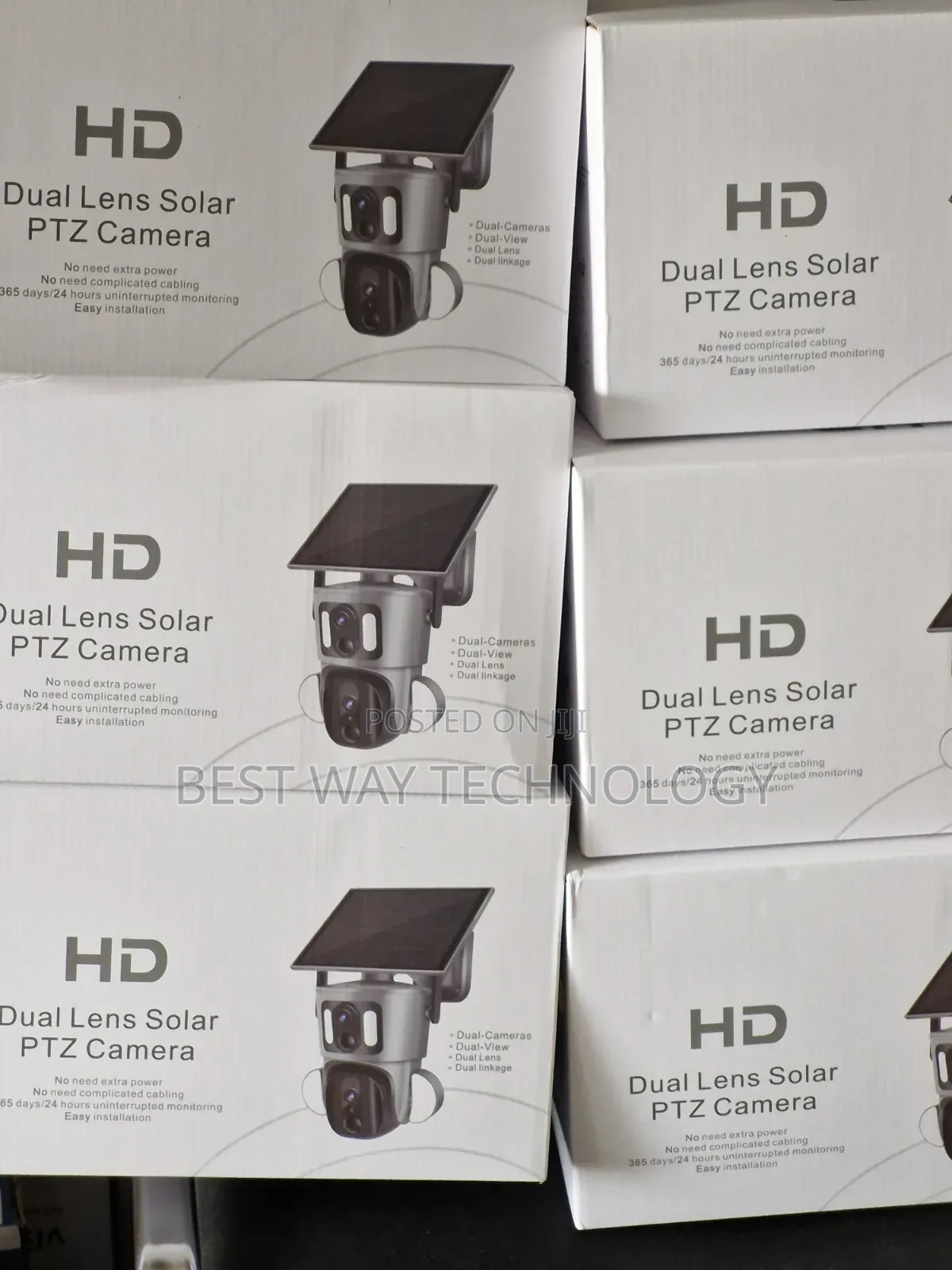 PTZ Solar 4g Dual Lens Camera 6mp Ubox App