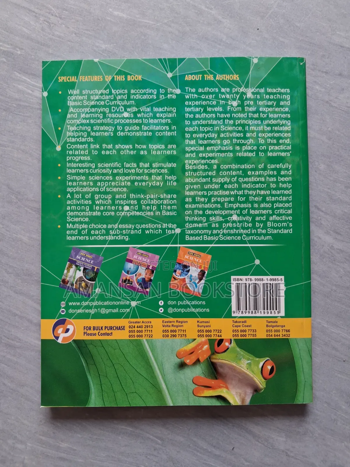 Don Series Science Premier Textbook For Basic Schools 6