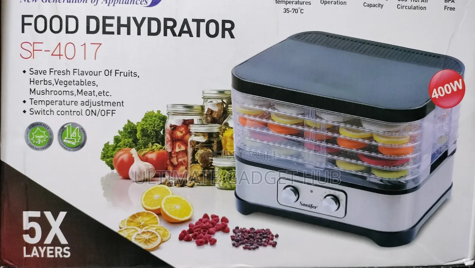 Food Dehydrator (5x Layers)