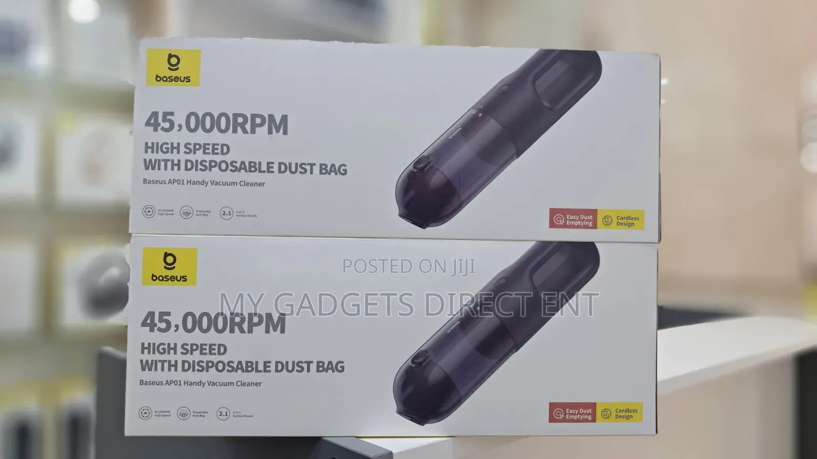 Baseus Ap01 Handy Vacuum Cleaner (5000pa) Cluster Black