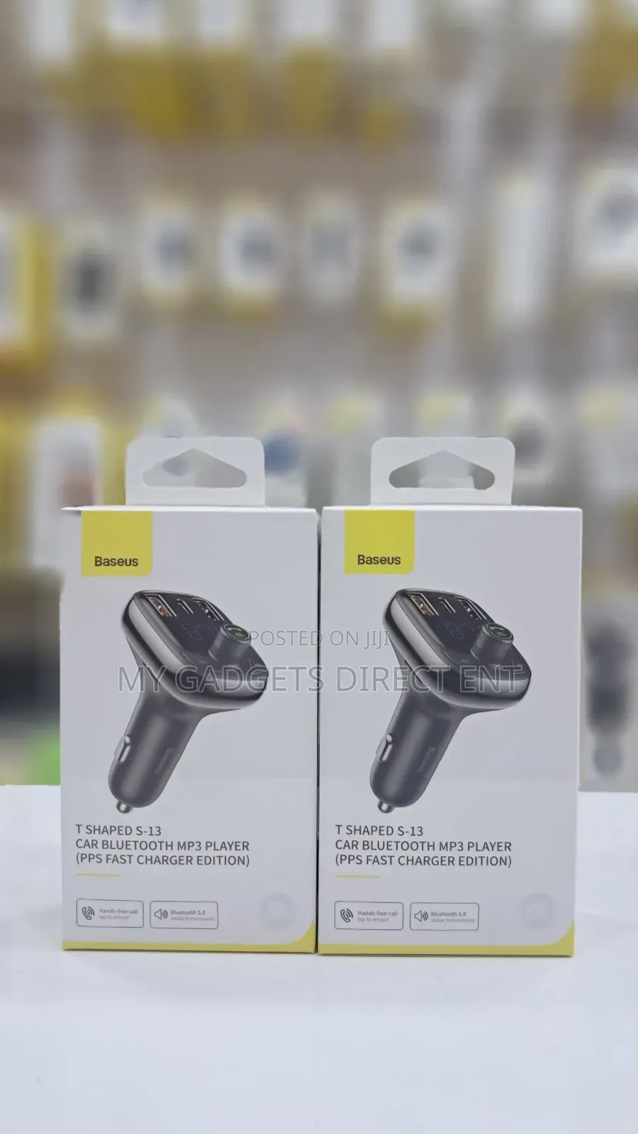 Baseus T Typed S-13 Pps Mp3 Car Charger Fm Transmitter
