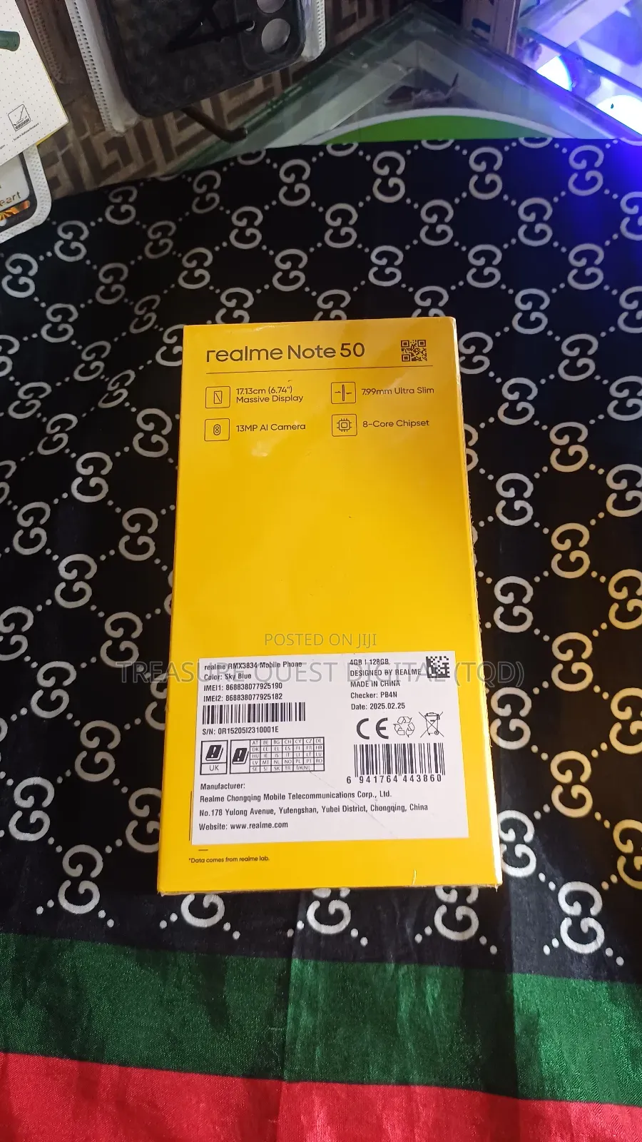 New Realme Note 50 128 GB Blue