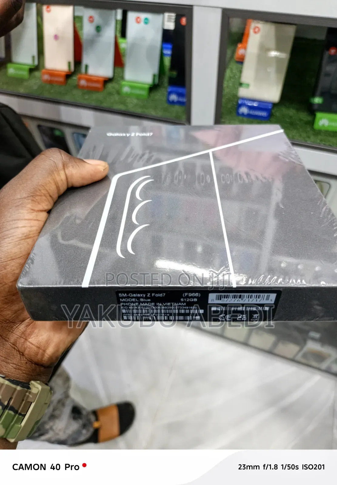 New Samsung Galaxy Z Fold7 512 GB Black