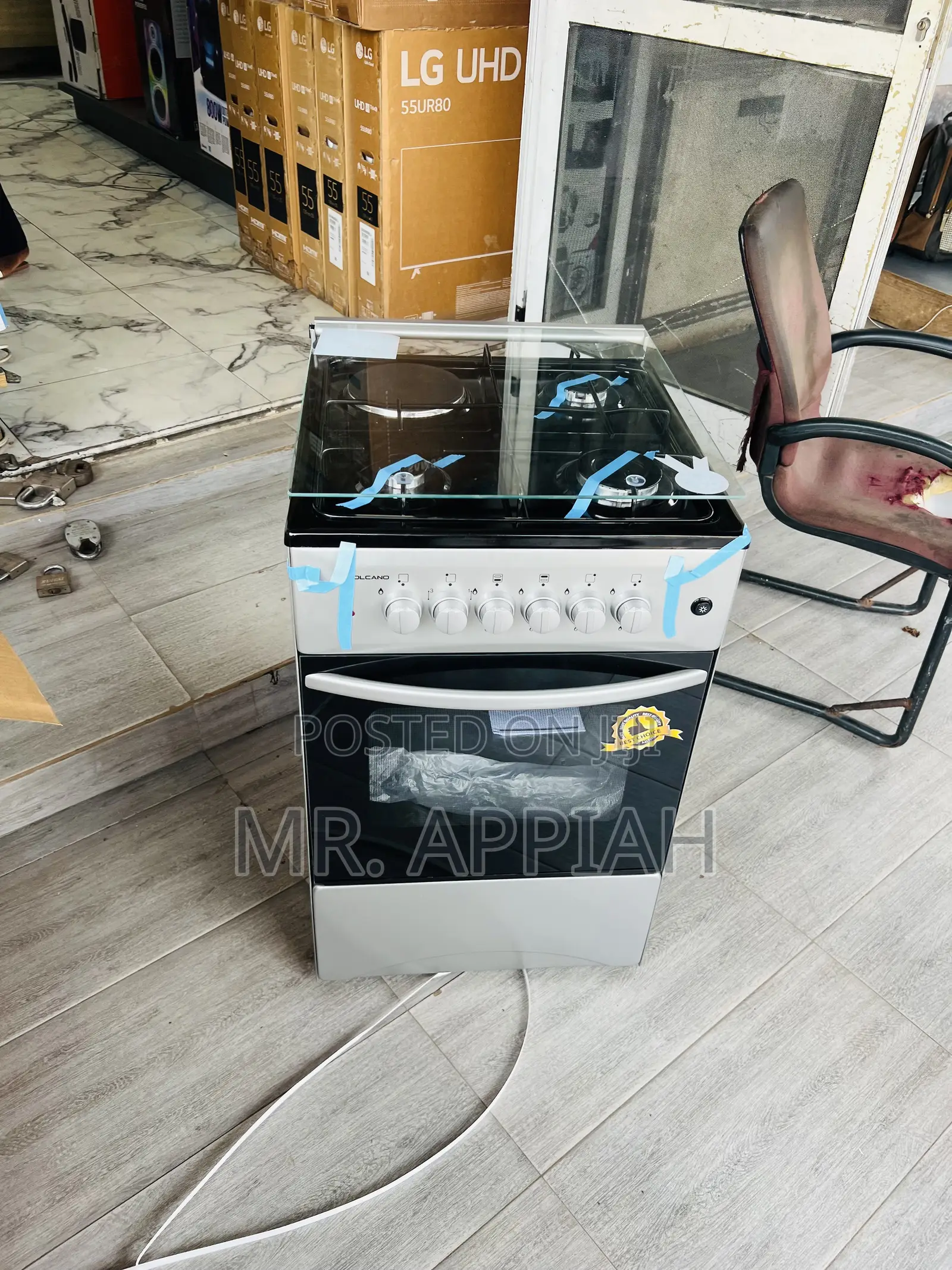 Order Original Volcano 50x50 3 Gas With 1 Electric Burner 