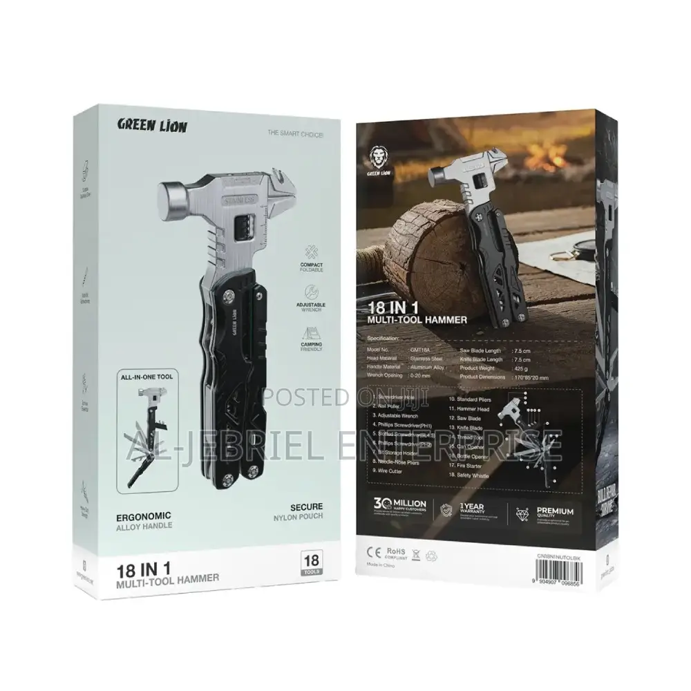 Green Lion Multi-Tool Hammer