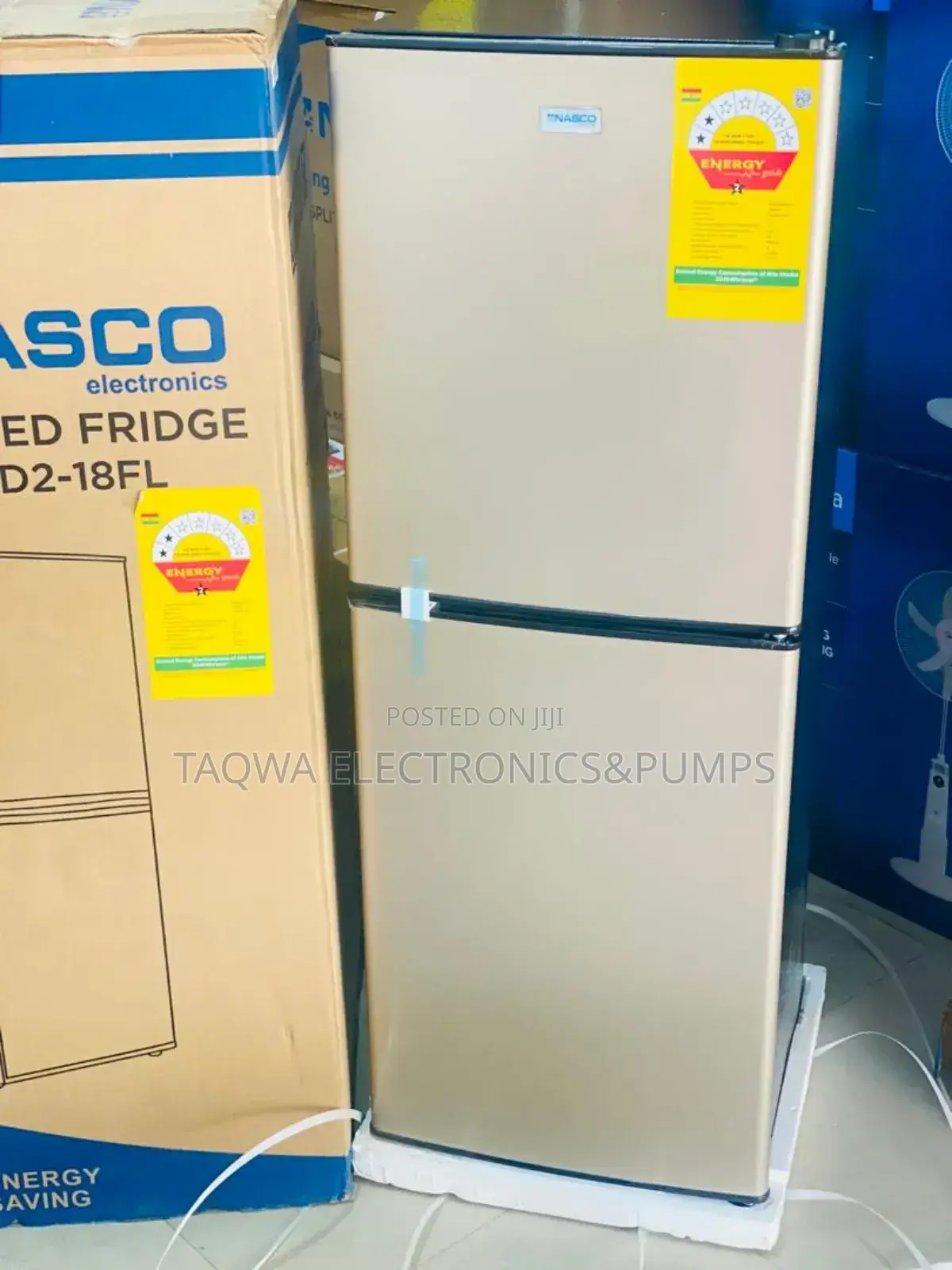 (Double Door) Nasco 136l Refrigerator