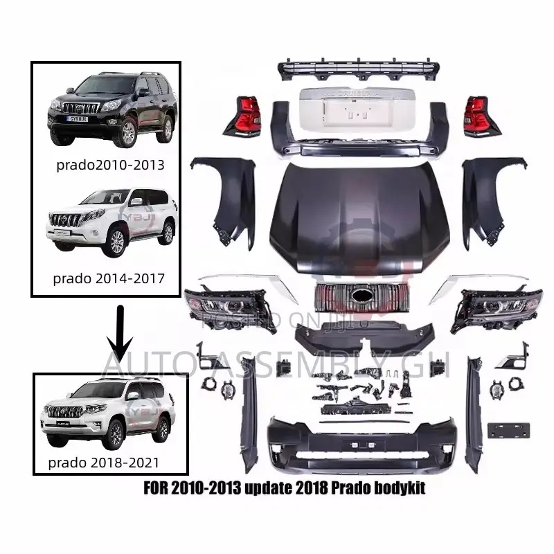 Land Cruiser Prado 2010-2016 Upgraded To 2021 Body Kit
