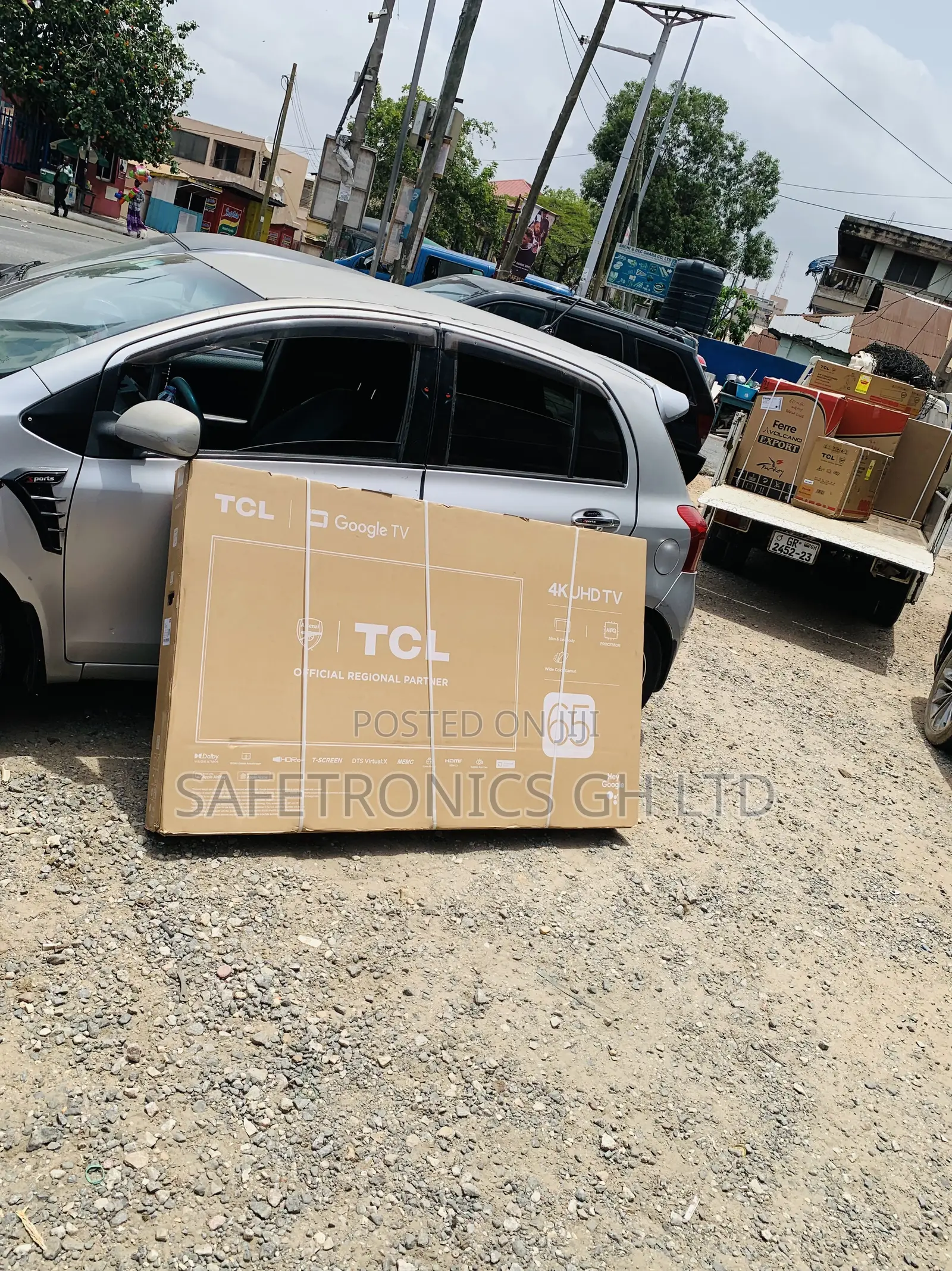 Order Sleek TCL Tv 65 Smart Satellite Andriod Uhd 