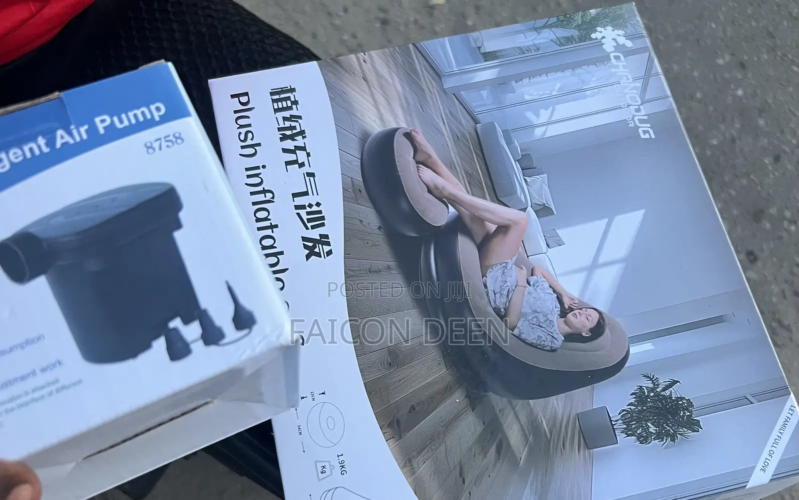 Original Top Notch Inflatable Air Sofas + Free Pump