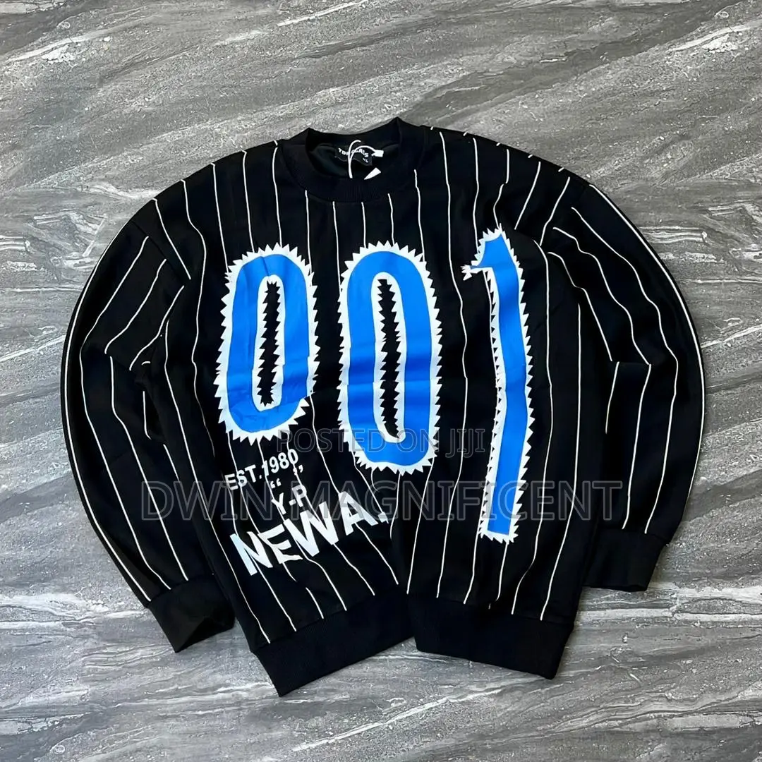 Black Les Deux Pinstripe Sweater