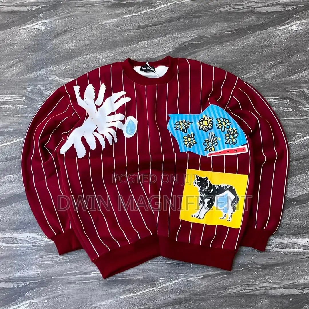 Graphic Patch Sweater