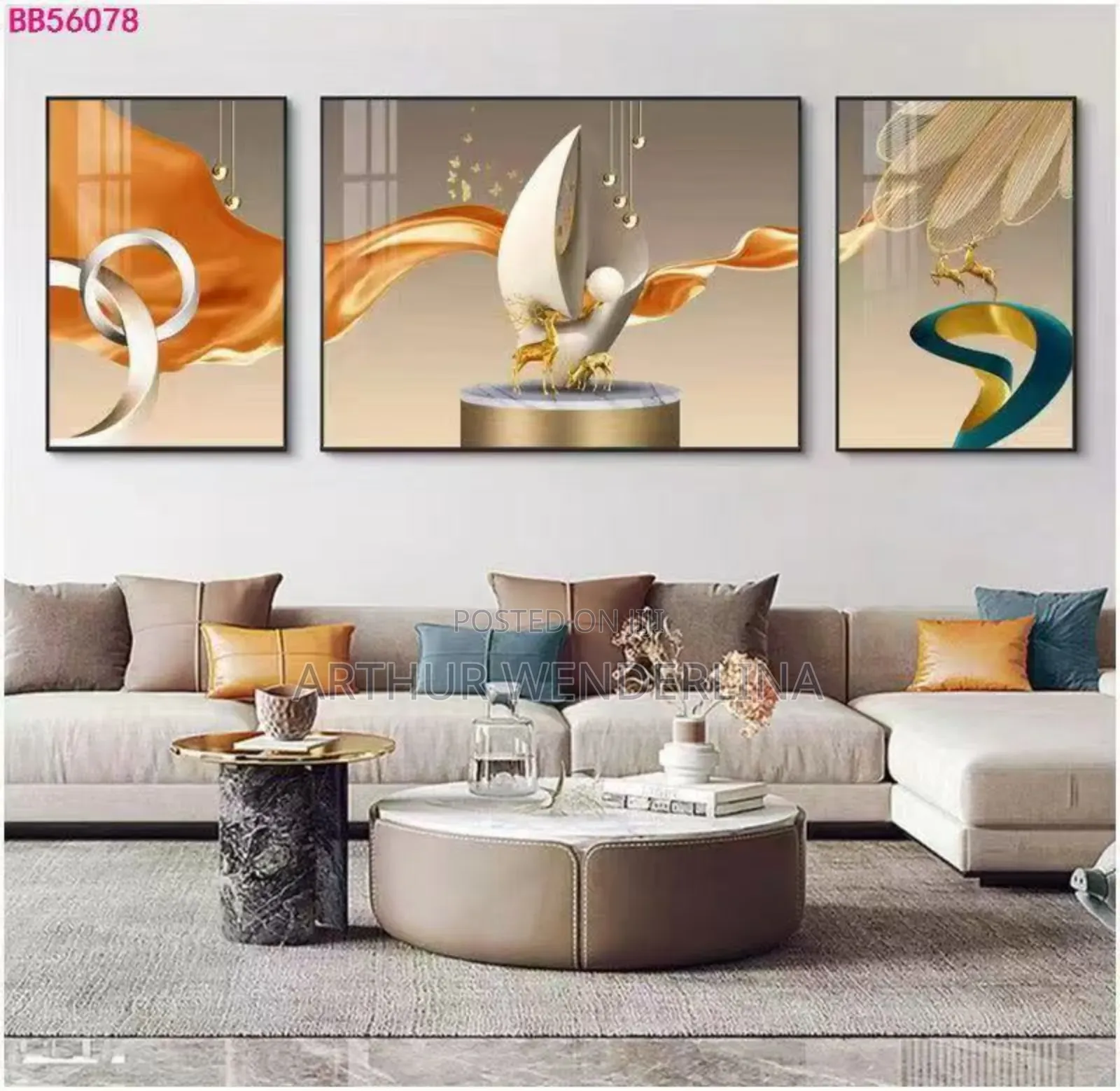 Quality Beautiful Wall Frame 3 In1 Decoration For Homes Or Office Etc.
