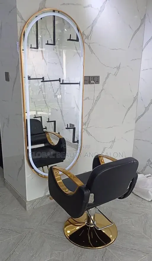 Gold Led Mirror