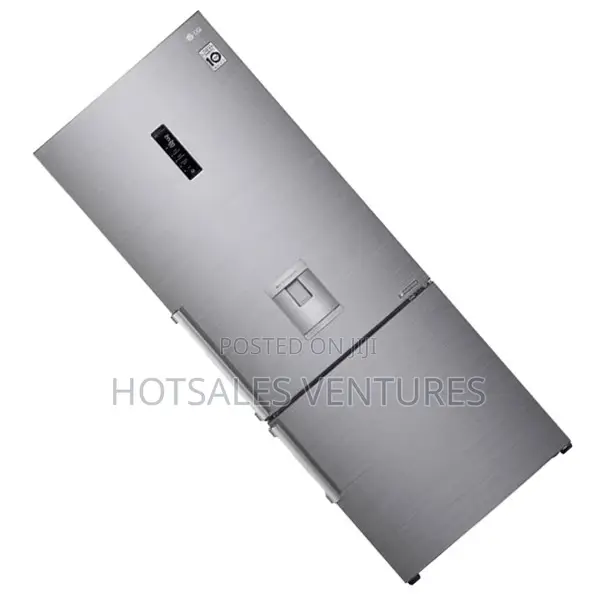 Durable Lg 446 Litres Dispenser Bottom Freezer Fridge - Gc-F689blcm