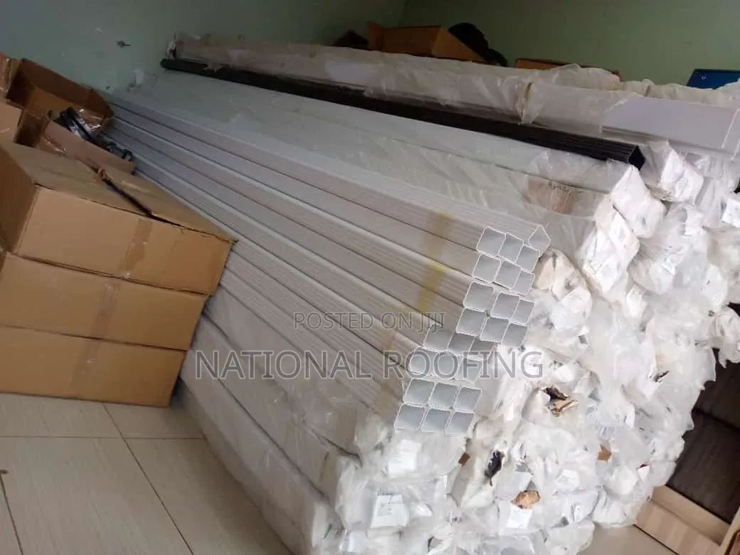 White PVC Rain Water Installation