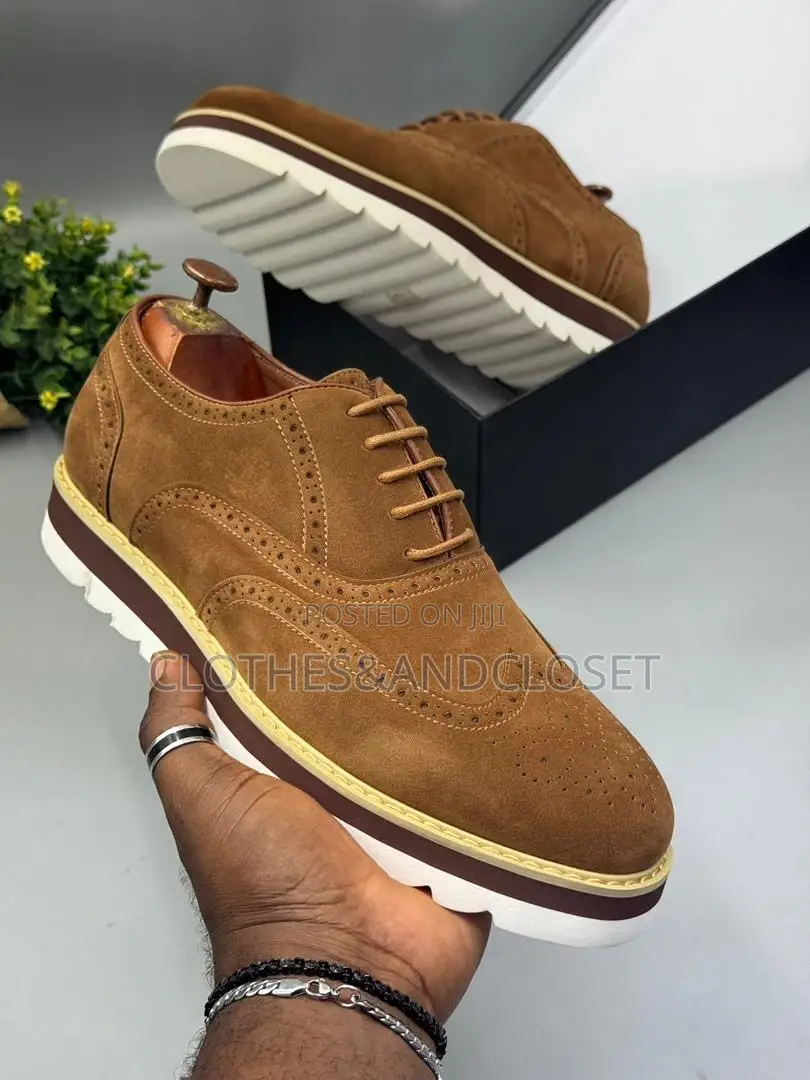Timberland Brogue Shoes Feature a Suede Upper